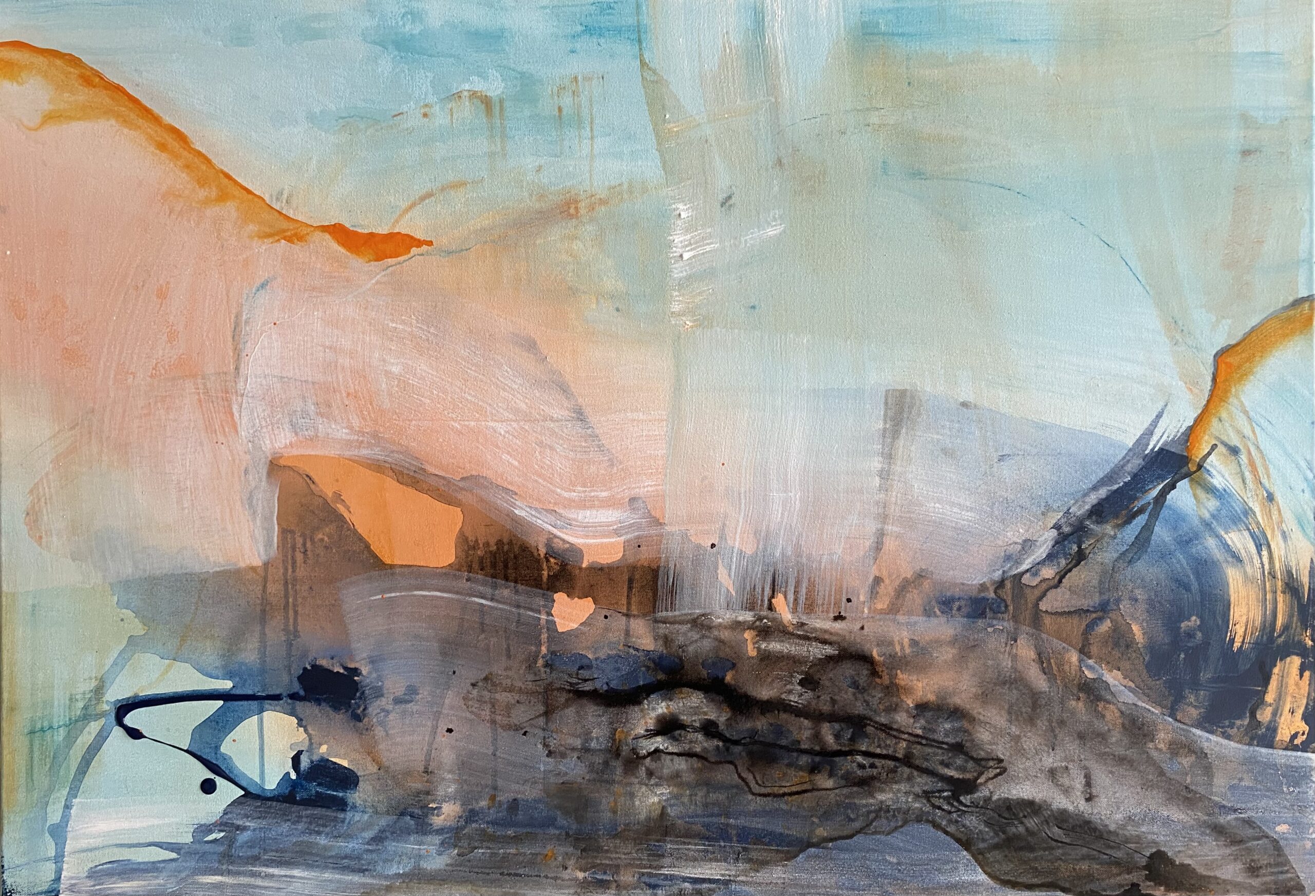 Bäume/Trees 80 cm x 160 cm I Acryl auf Leinwand/Acrylic Paint